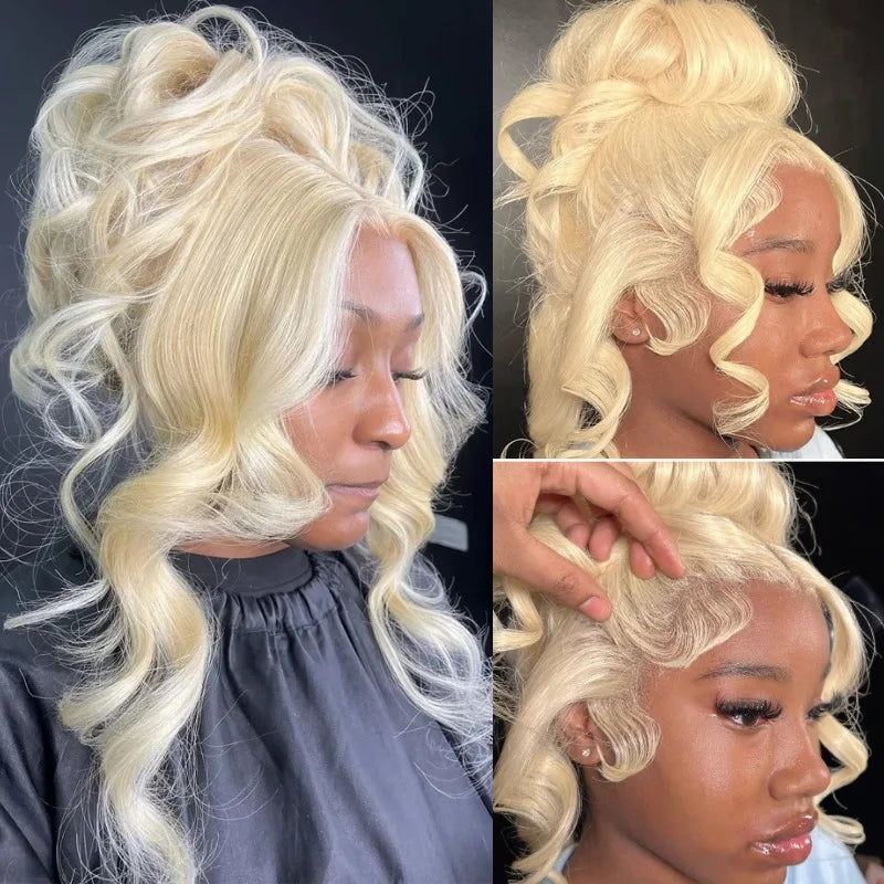 613 Blonde Body Wave 360 Lace Unit
