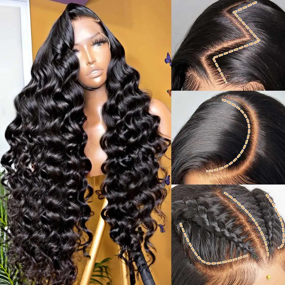 Ready to Wear Glueless Pre-Plucked Natural Color Loose Deep Wave Unit