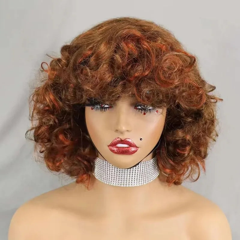 Bouncy Curl Short Bob Unit