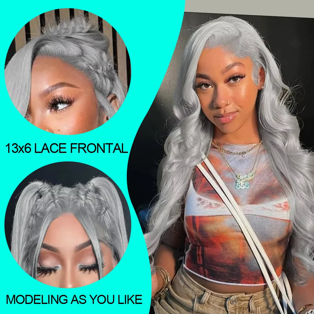 Silver Grey Body Wave Unit