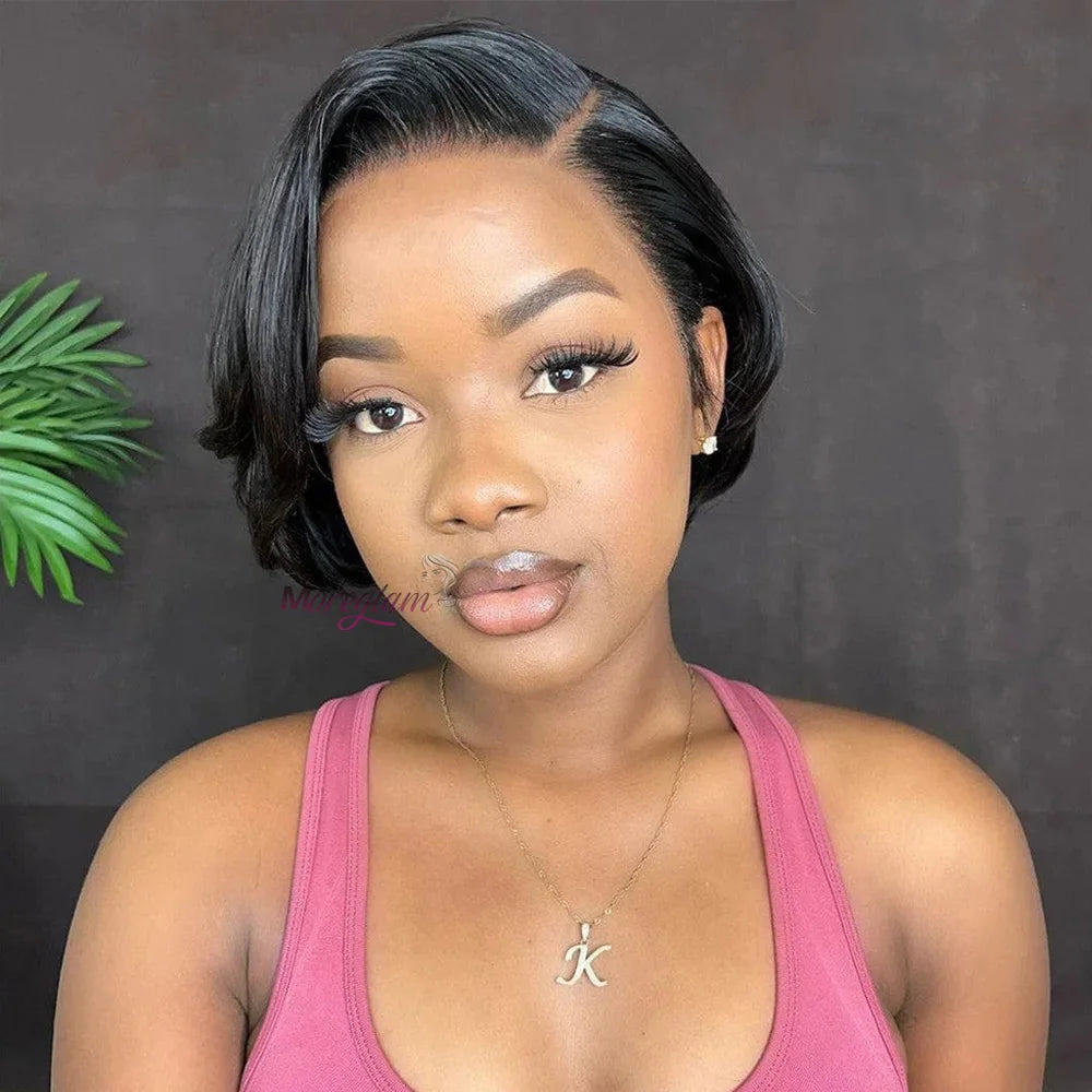 Pixie Cut Short Bob Unit