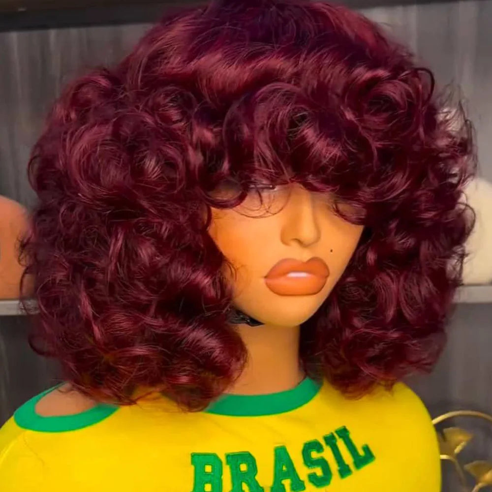 Bouncy Curl Short Bob Unit