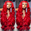 Hot Red Body Wave Unit