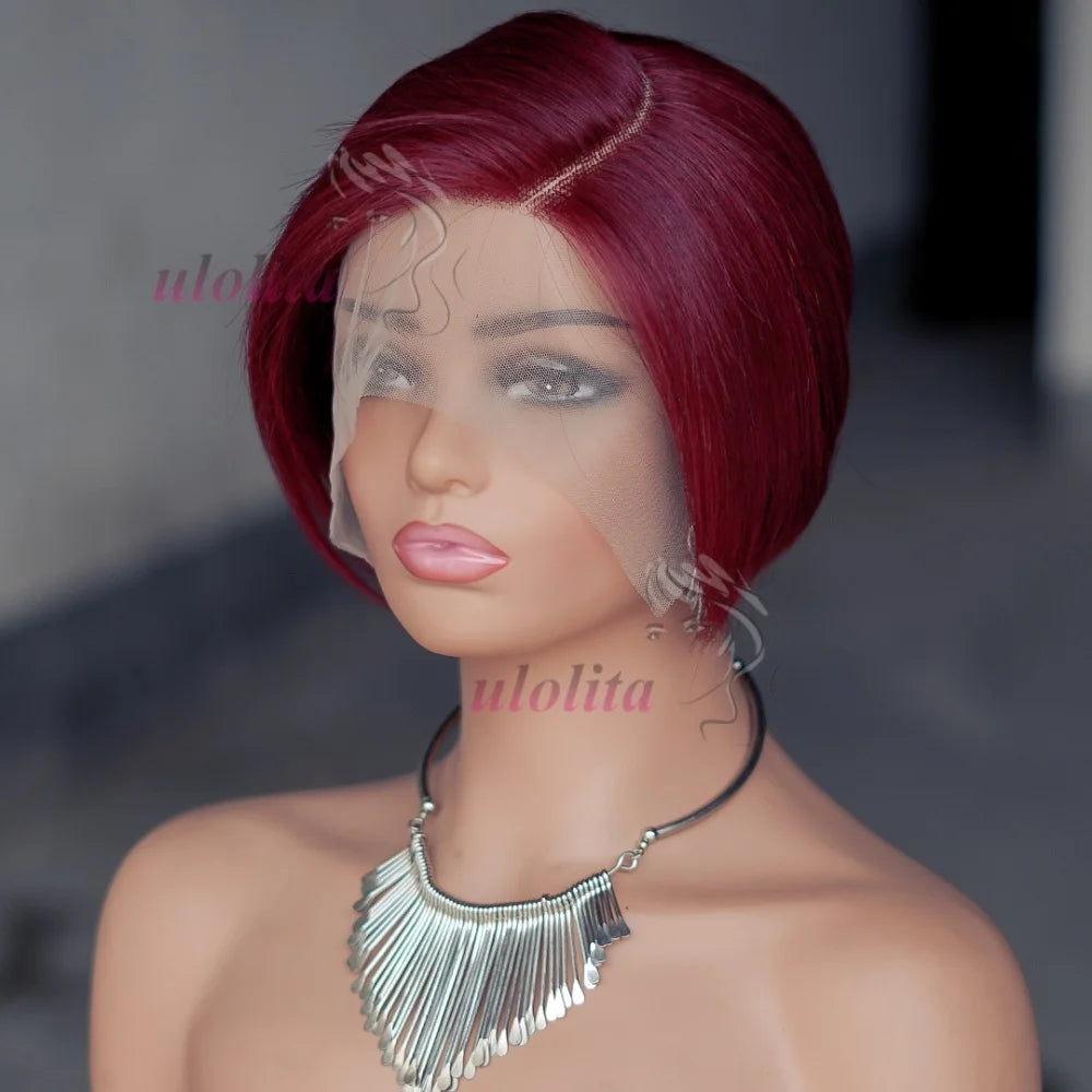 Pixie Cut Short Bob Unit