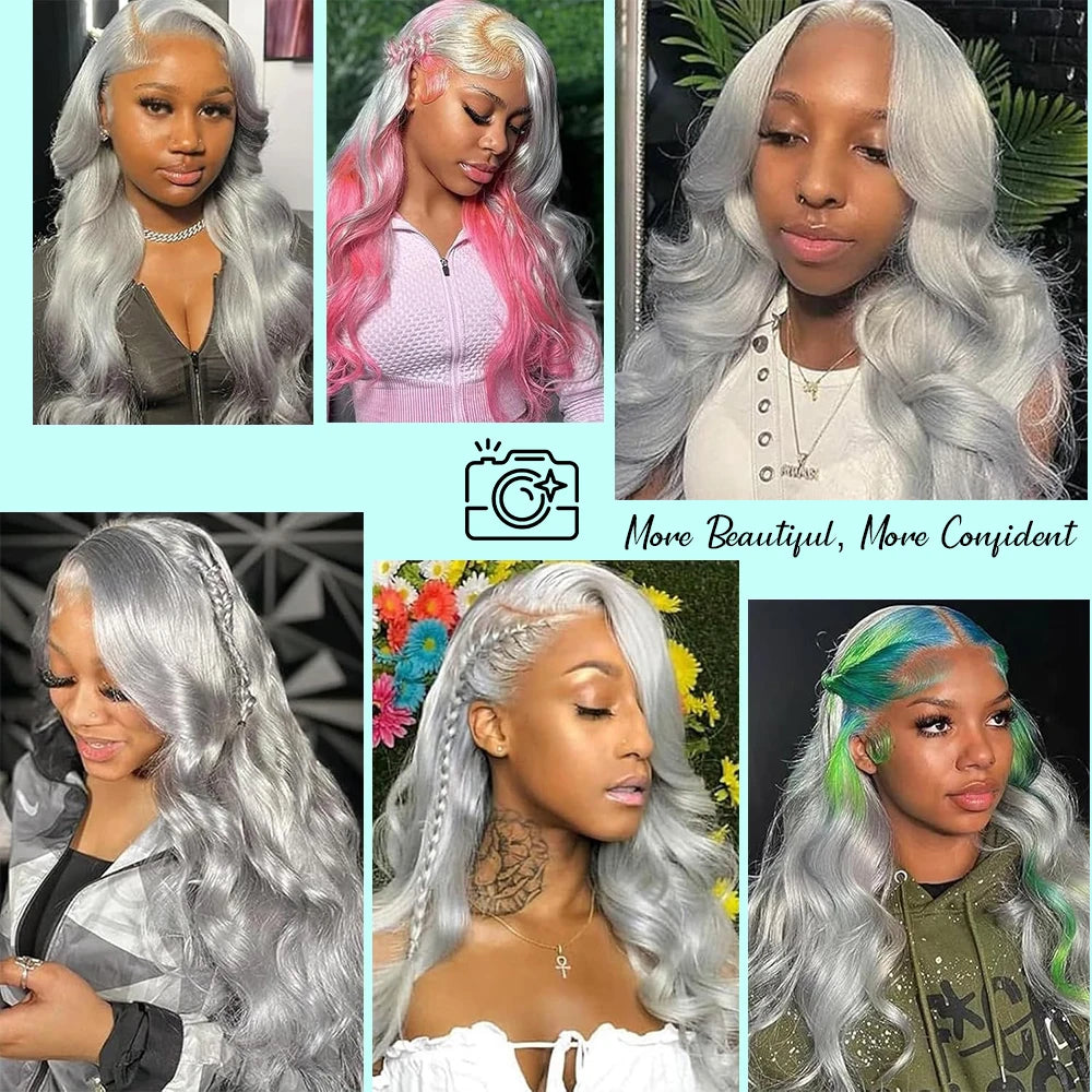 Silver Grey Body Wave Unit