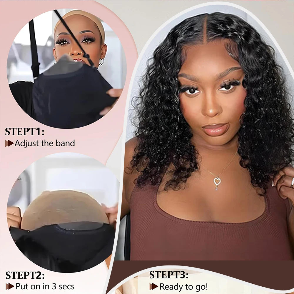 Natural Color Water Wave Wear and Go Unit
