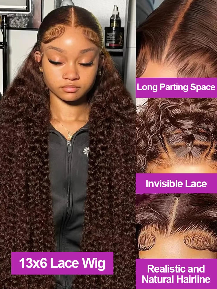 Chocolate Brown 300 Density Deep Wave Unit