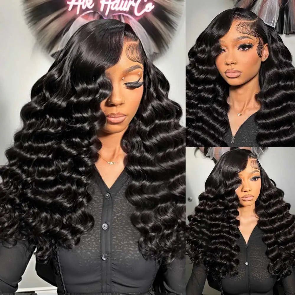 Ready to Wear Glueless Pre-Plucked Natural Color Loose Deep Wave Unit