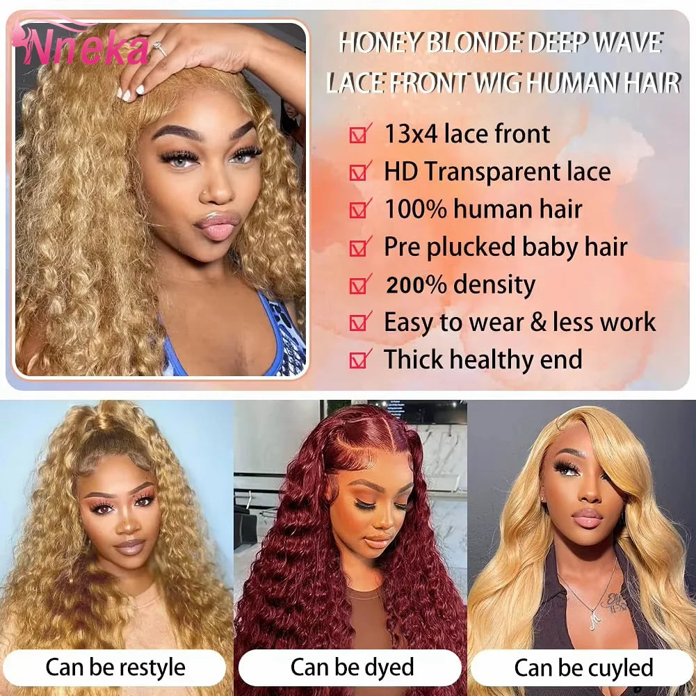 Honey Blonde Deep Wave Unit