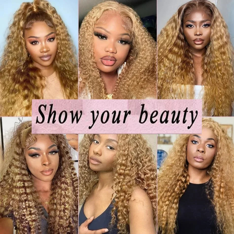 Honey Blonde Deep Wave Unit