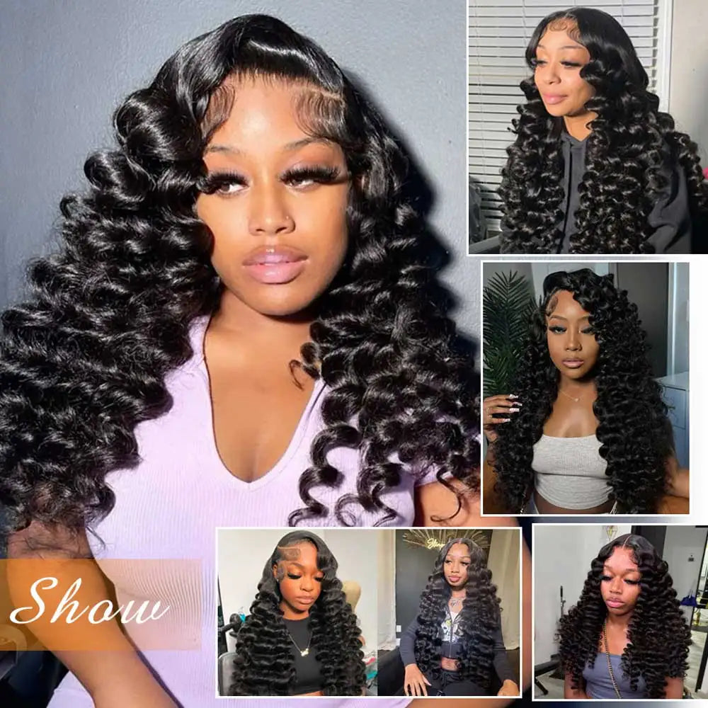 Ready to Wear Glueless Pre-Plucked Natural Color Loose Deep Wave Unit