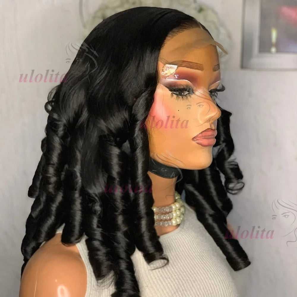 Natural Color Bouncy Spring Curl Unit