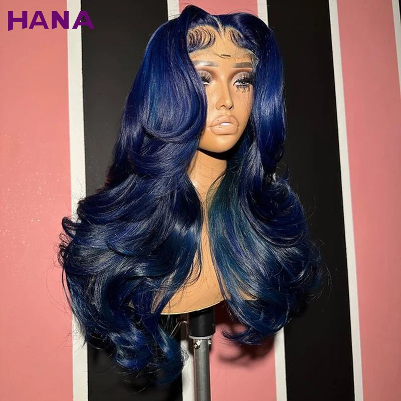 Midnight Blue Pre-Plucked Wavy Unit