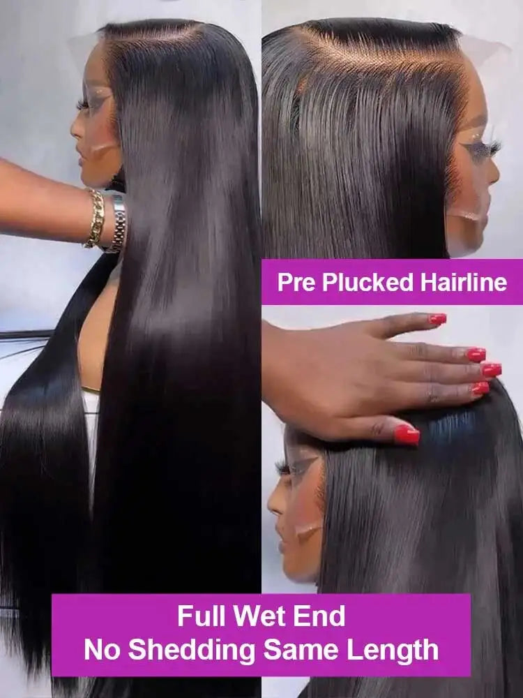 Natural Color Bone Straight Glueless Lace Unit