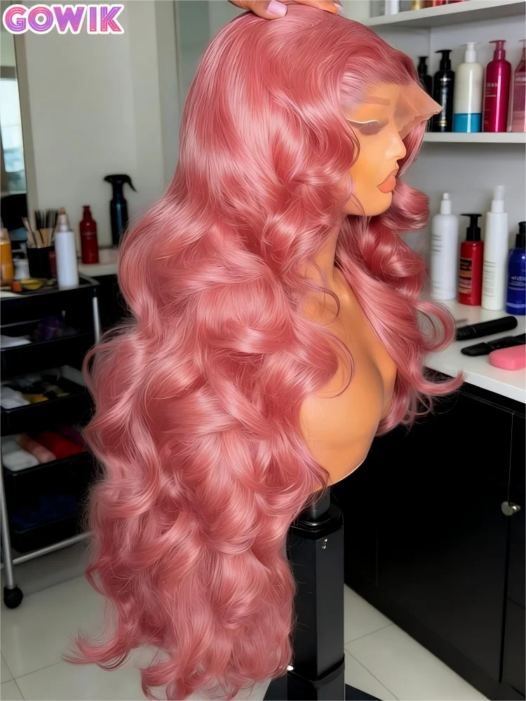 Pink Pre-Plucked Human Hair Unit