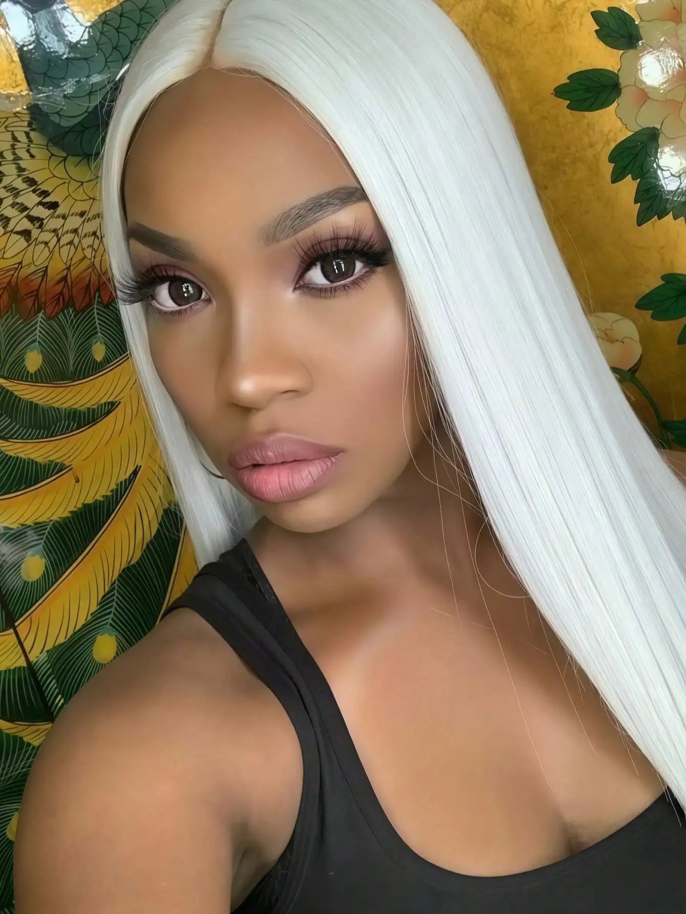 White Platinum Blonde Straight Unit