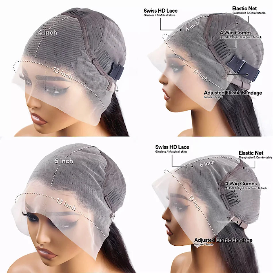 1B/Pink Ombre Pre Plucked Highlight Unit