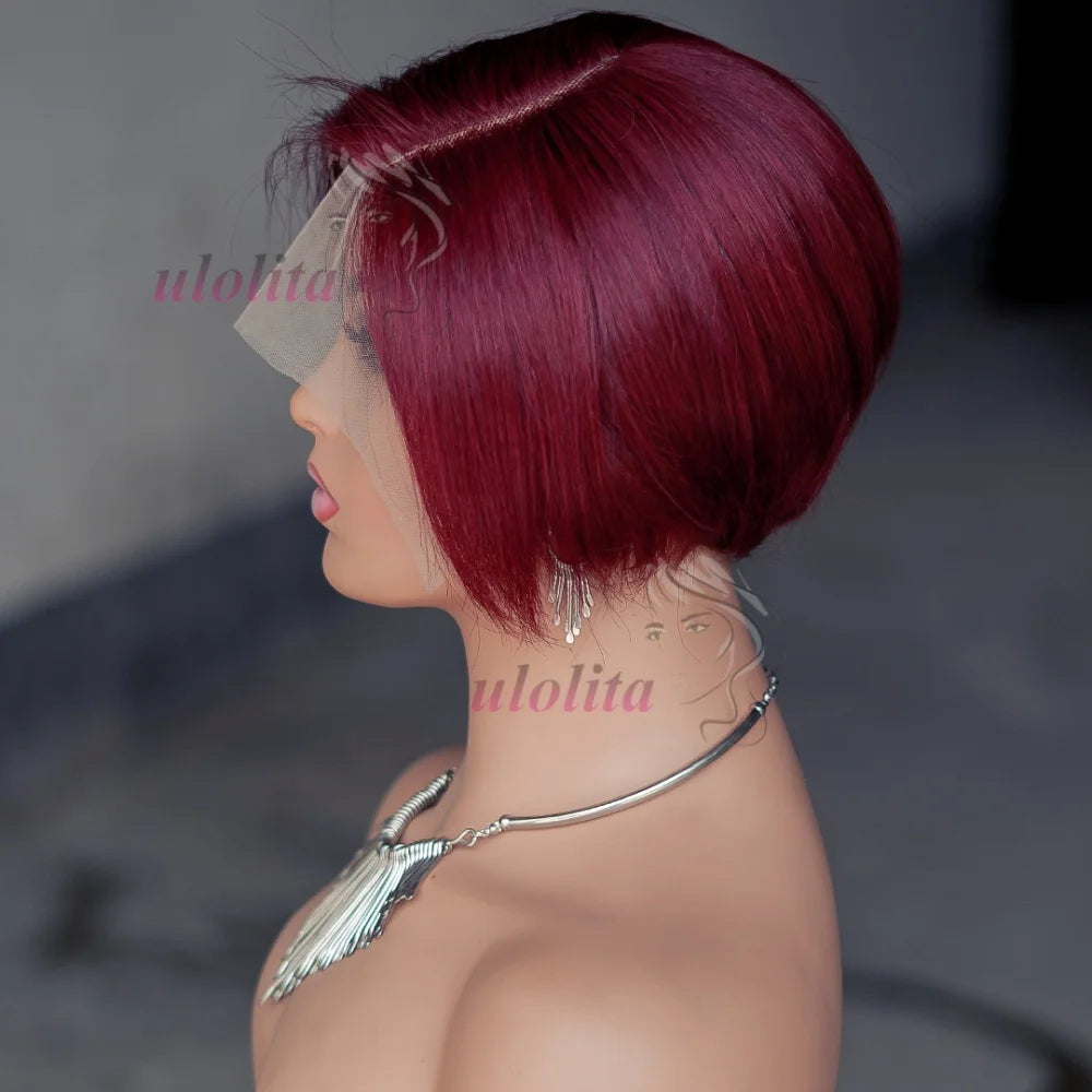 Pixie Cut Short Bob Unit