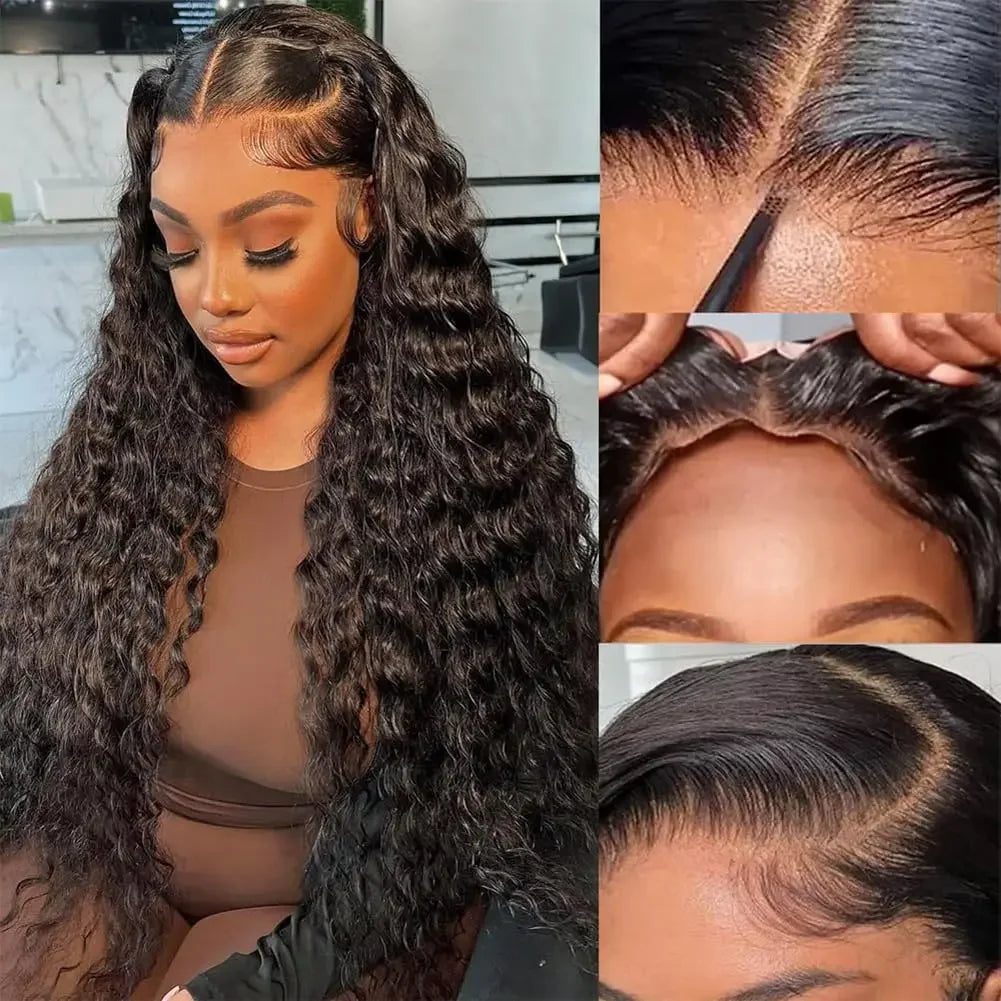 Pre-Plucked Natural Color Water Wave Unit