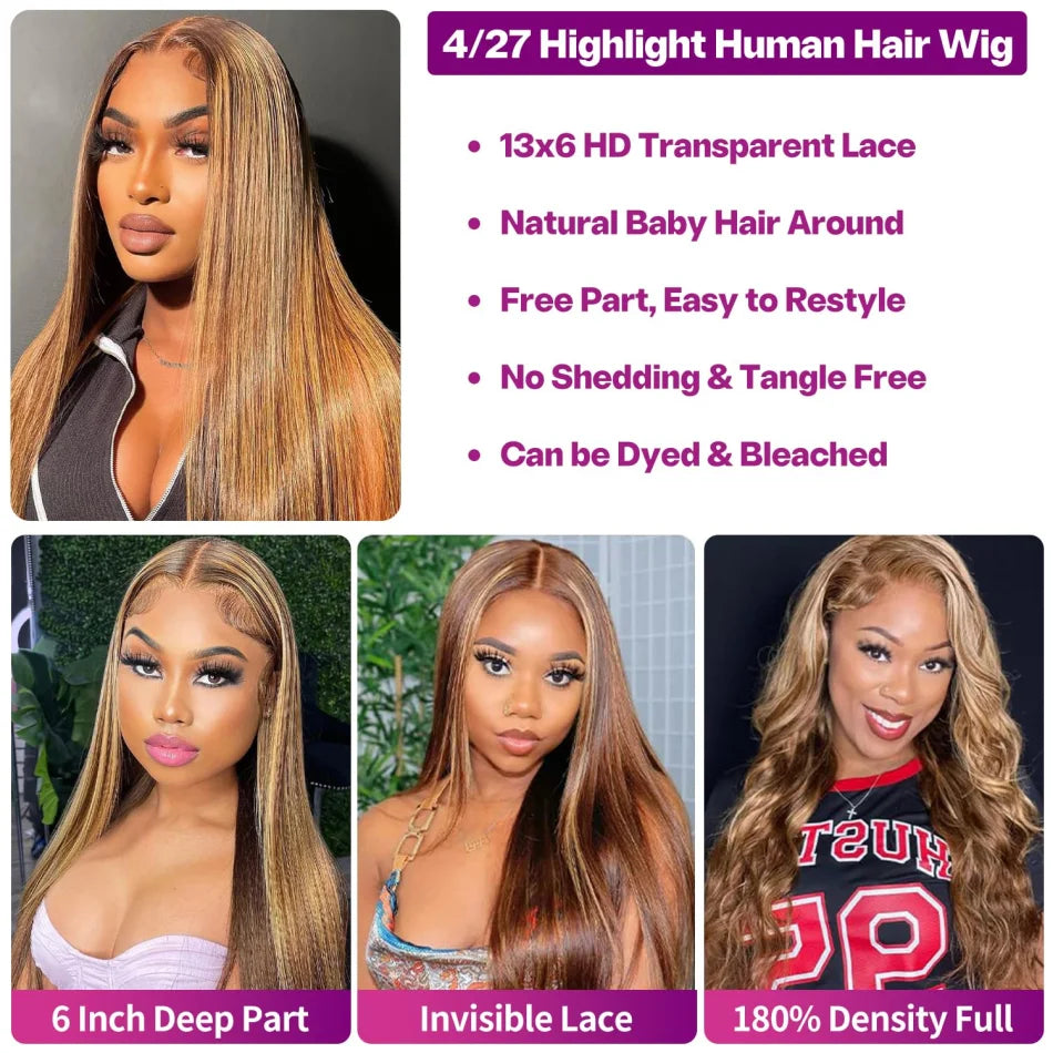 4/27 Highlighted Pre-Plucked Bone Straight Unit