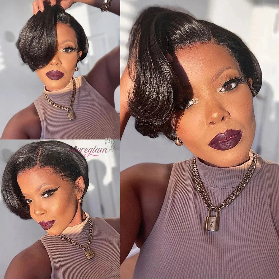 Pixie Cut Short Bob Unit