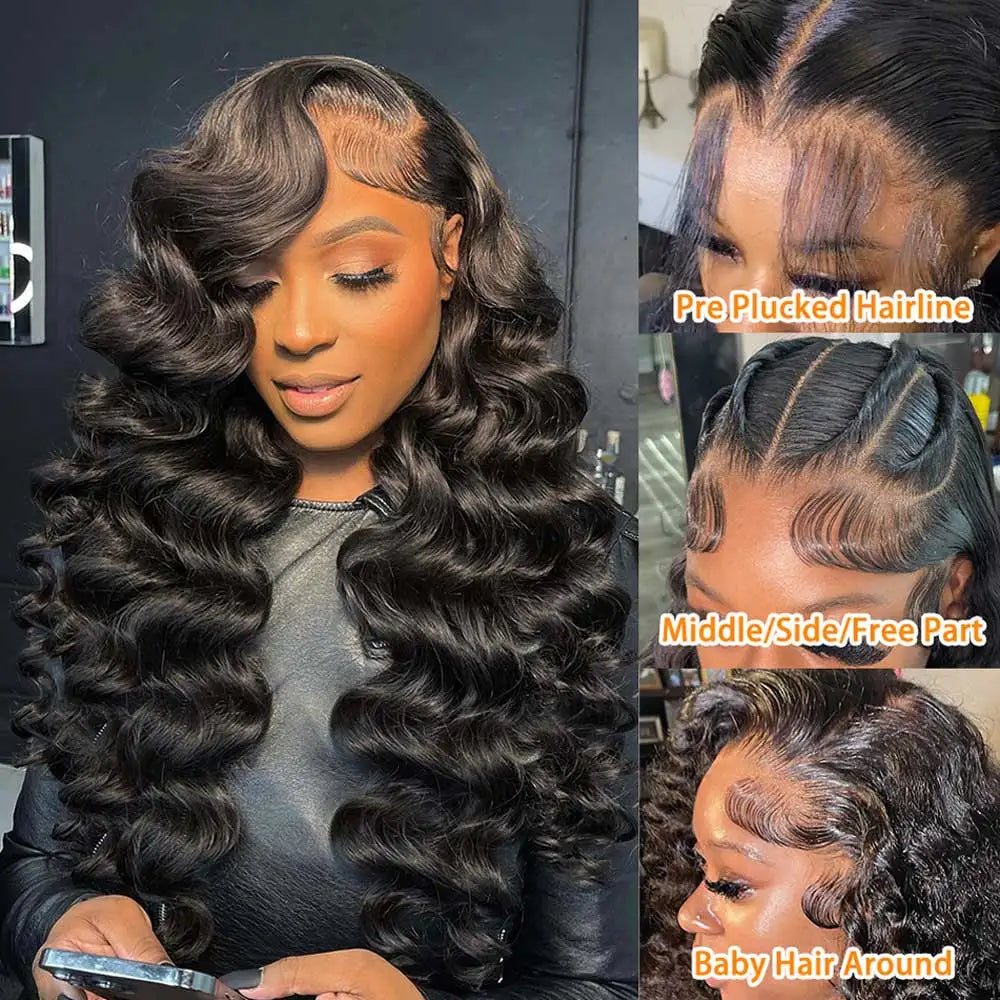 Ready to Wear Glueless Pre-Plucked Natural Color Loose Deep Wave Unit