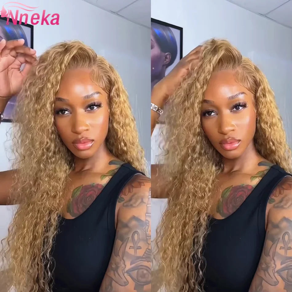 Honey Blonde Deep Wave Unit