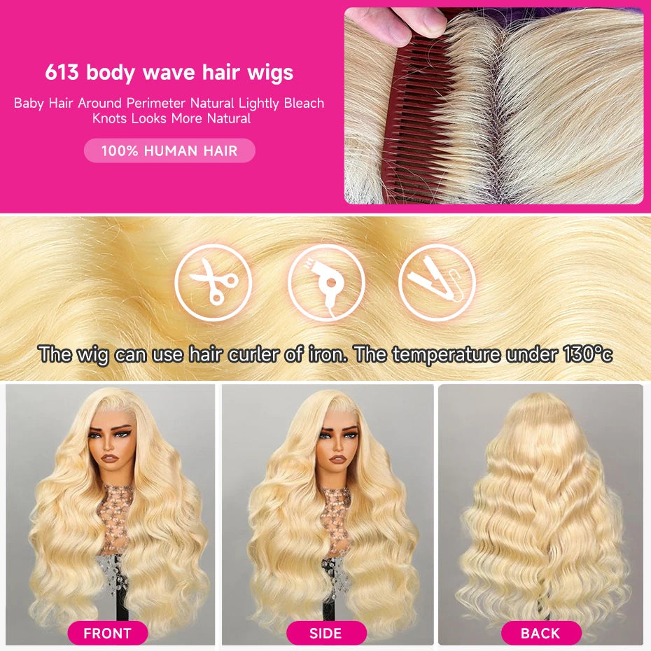 613 Blonde Body Wave Unit
