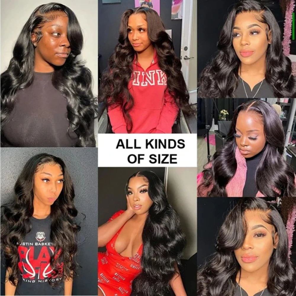 Natural Color Pre-Plucked Body Wave 360 Lace Unit