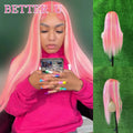 Pre-Plucked Highlight Pink & Blonde Straight Unit