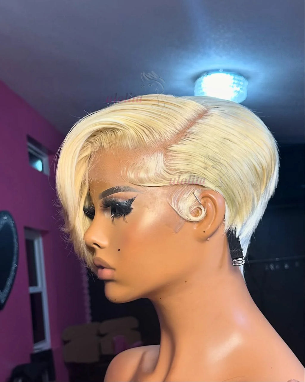 613 Straight Short Pixie Cut Unit