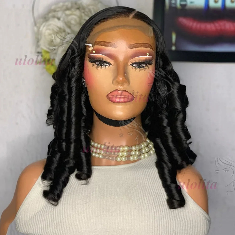 Natural Color Bouncy Spring Curl Unit