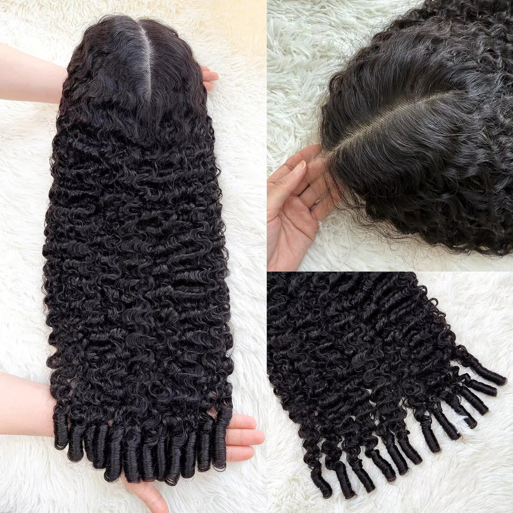 Natural Color Burmese Deep Curly Unit