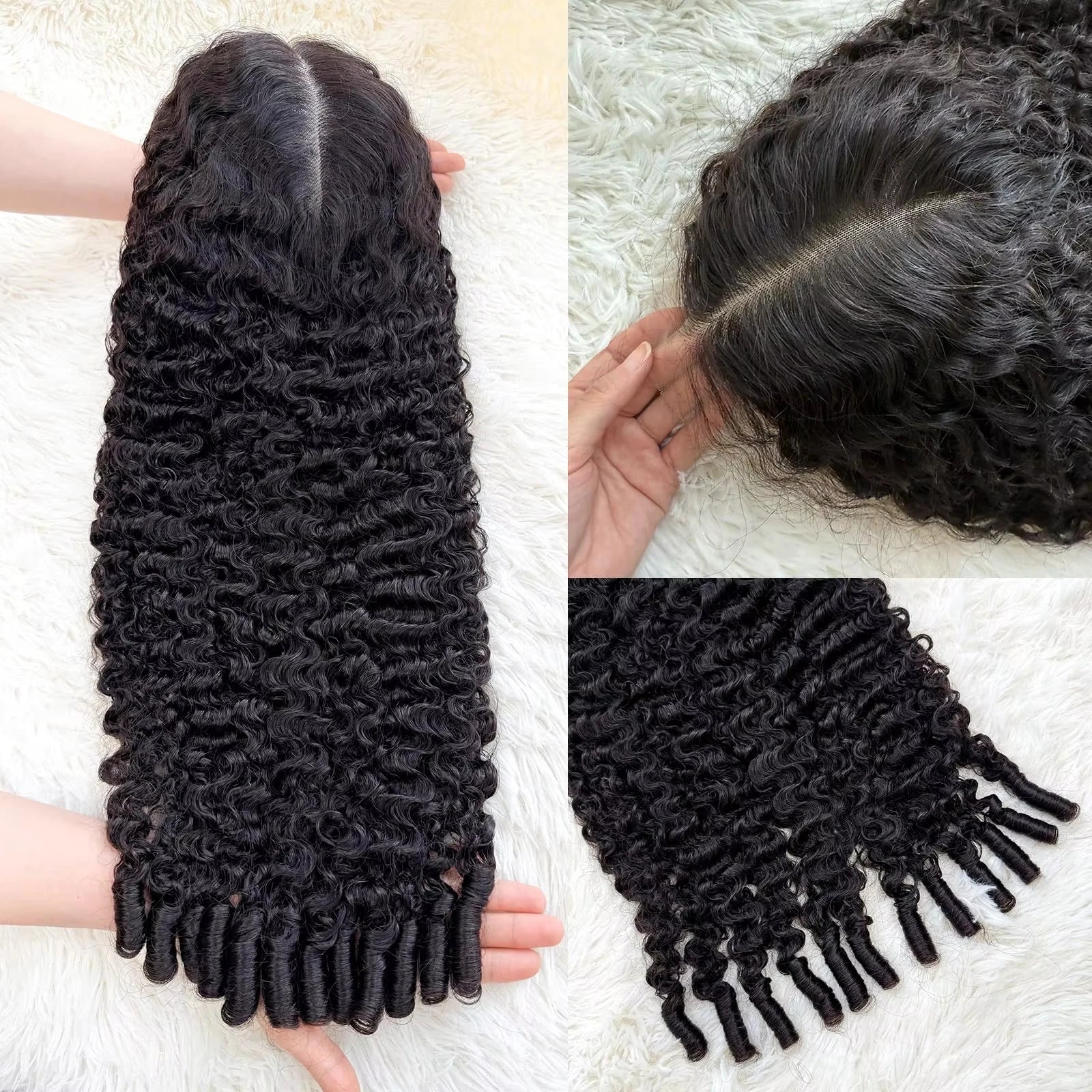Natural Color Burmese Deep Curly Unit
