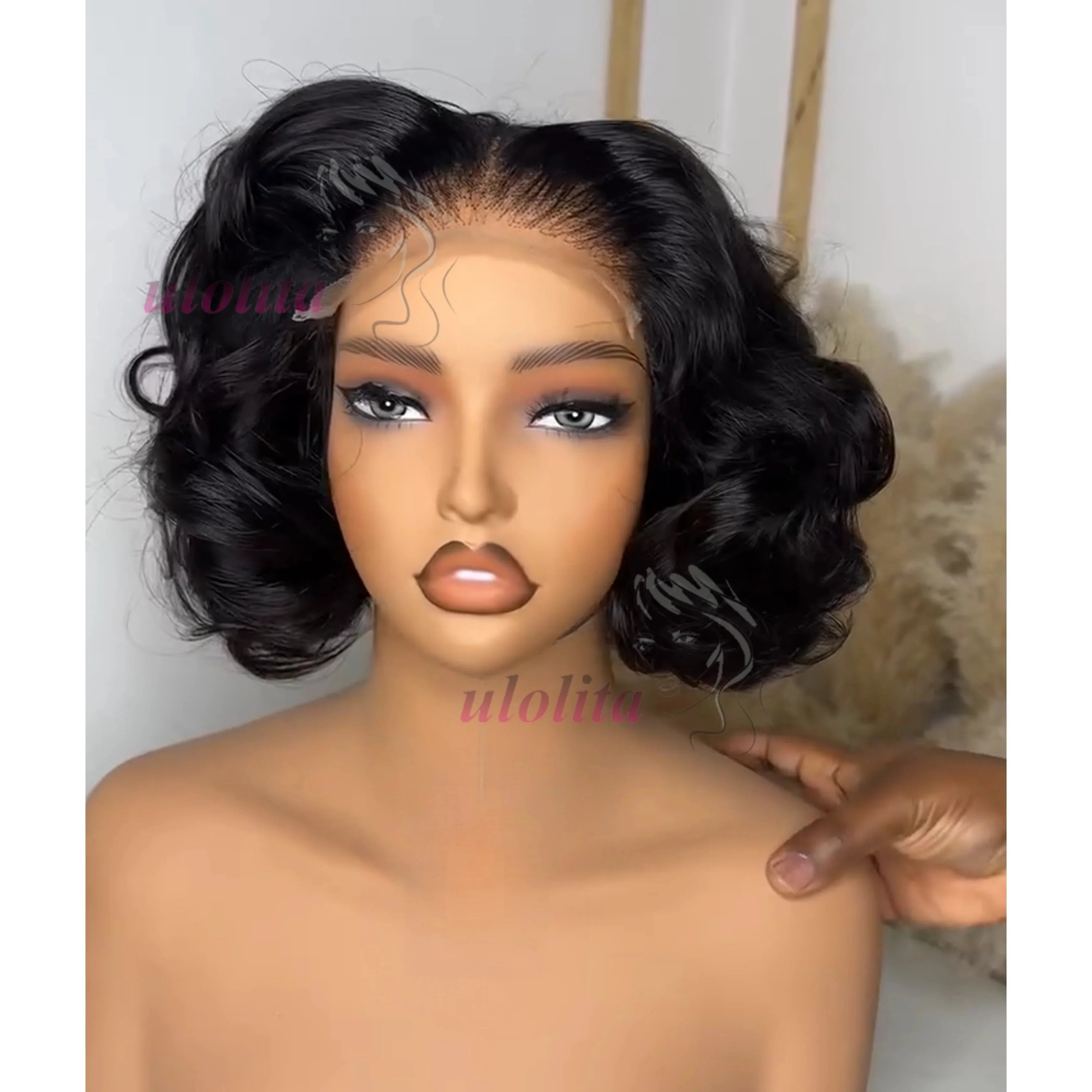 Loose Body Wave Ginger Orange Bob Unit