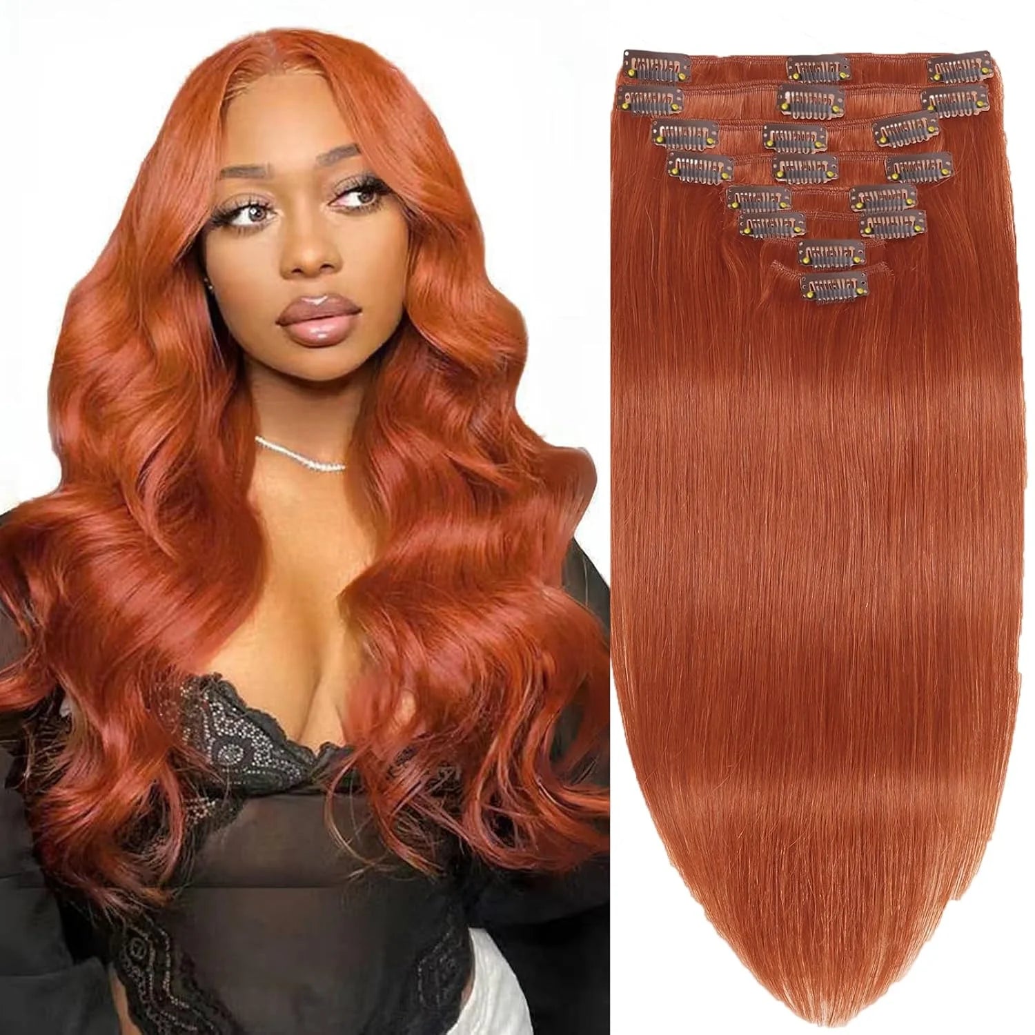 8 Piece Clip In Set