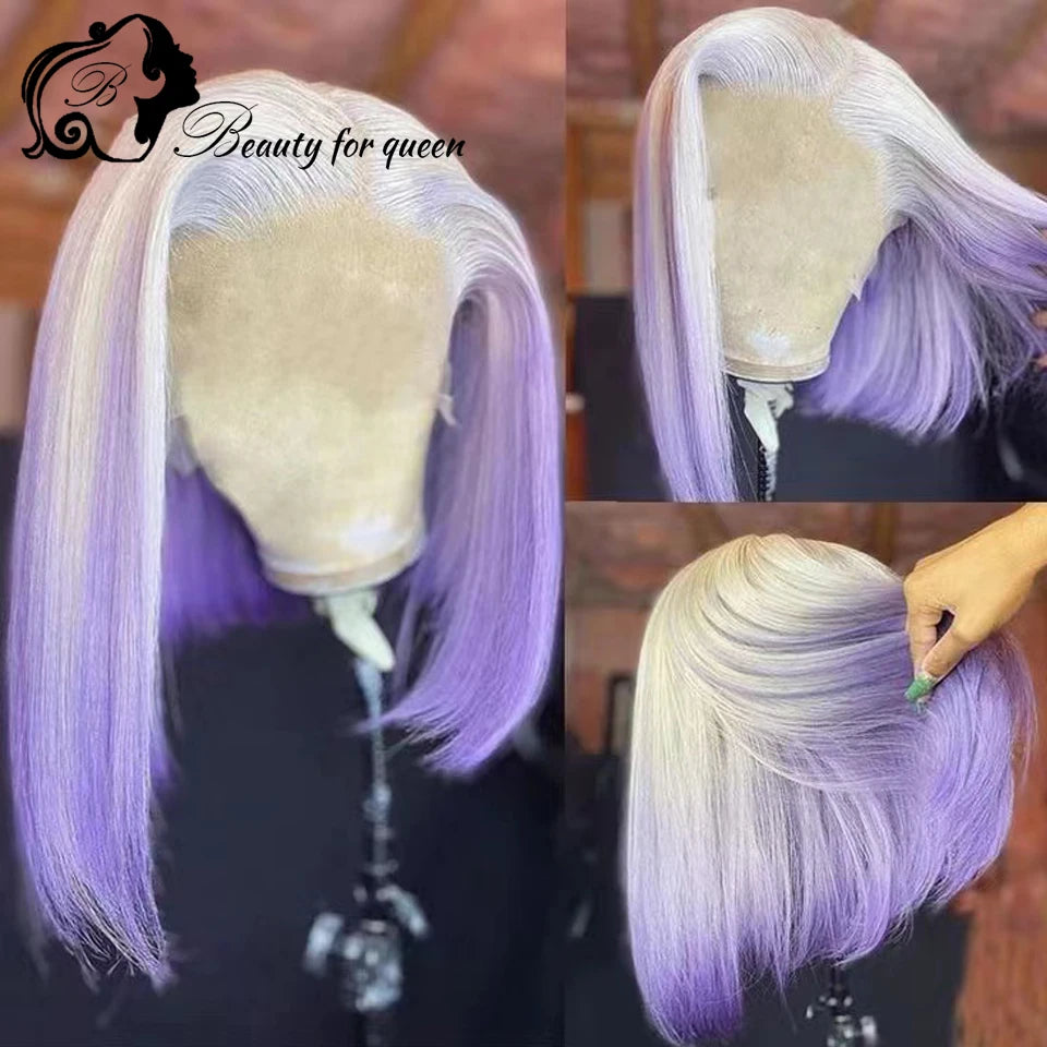 Grey Root Ombre Colored Bob Unit