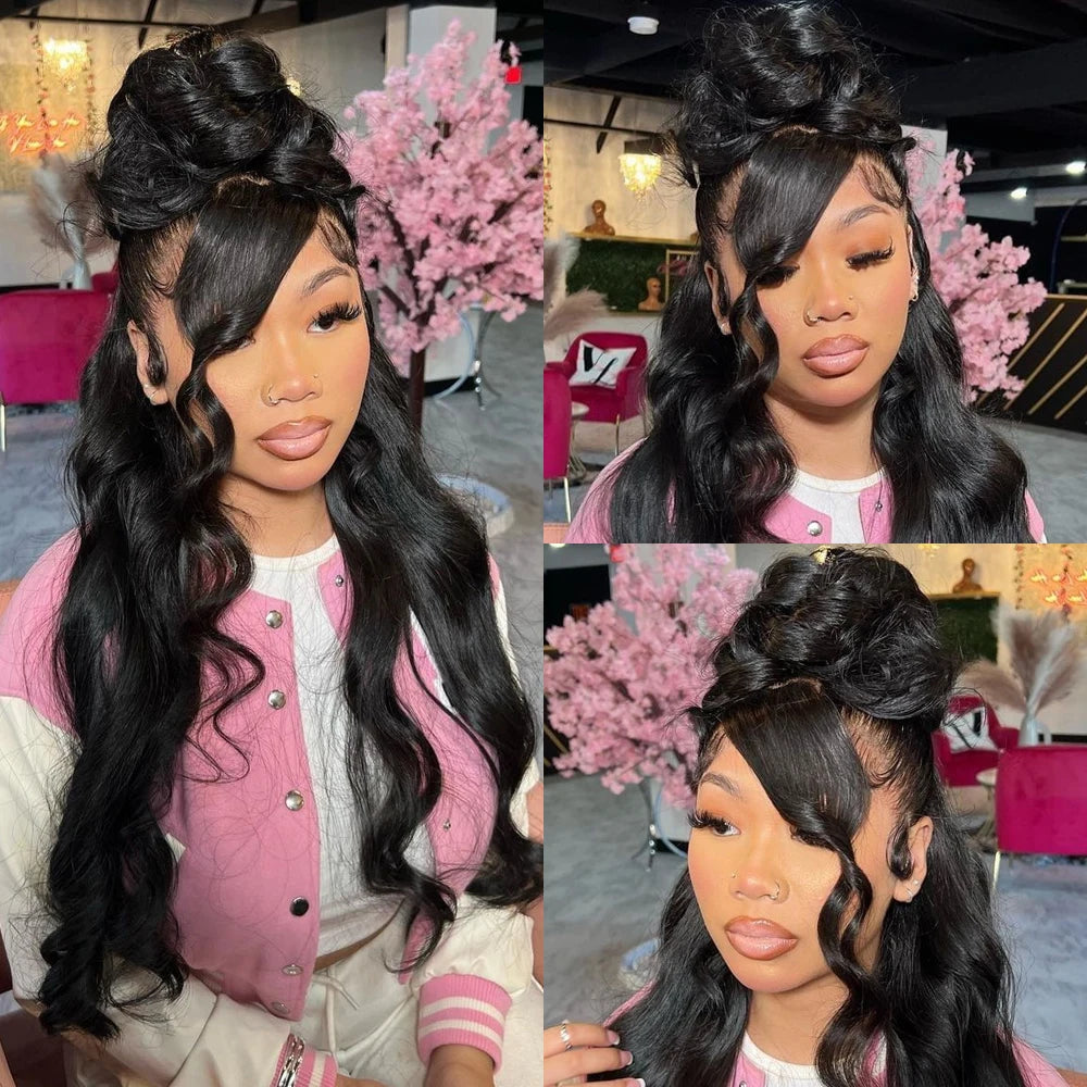 Natural Color 360 Lace Pre-Plucked Body Wave Unit