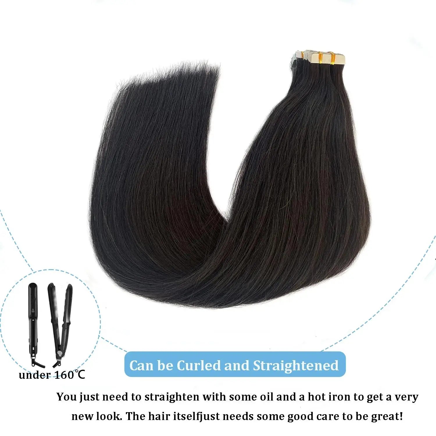 Invisible Seamless Natural Color 60G-360G Tape In Extensions