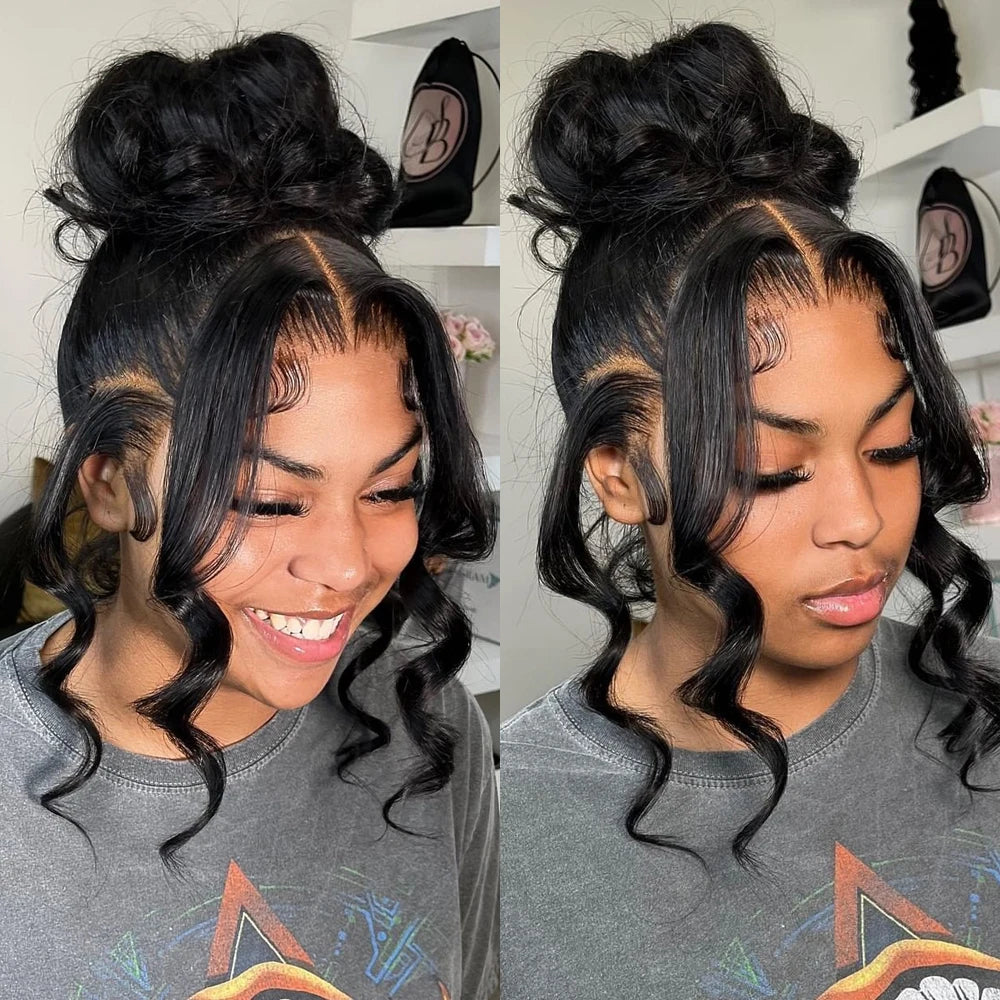 Natural Color 360 Lace Pre-Plucked Body Wave Unit