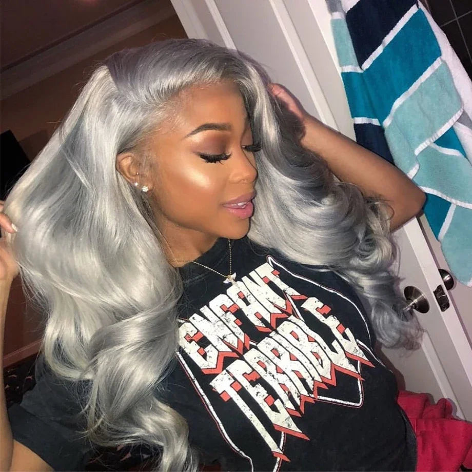 Silver Grey Body Wave Unit