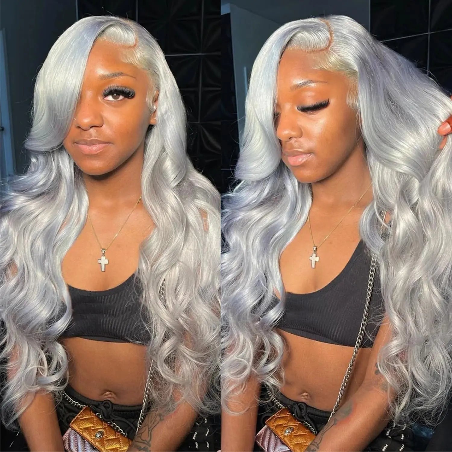 Silver Grey Body Wave Unit