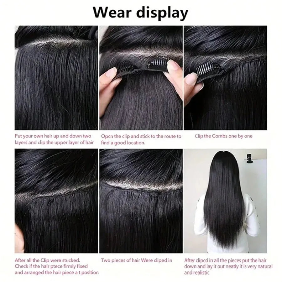 8 Piece Clip In Set