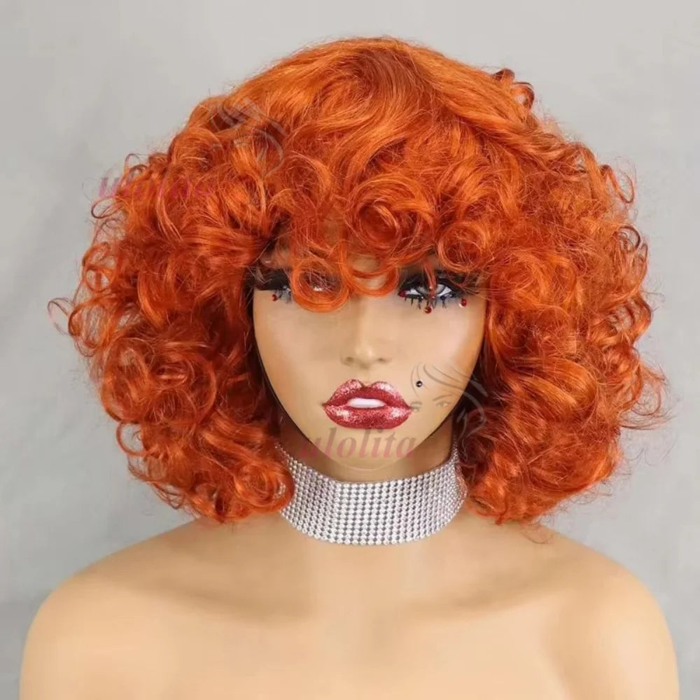 Bouncy Curl Short Bob Unit