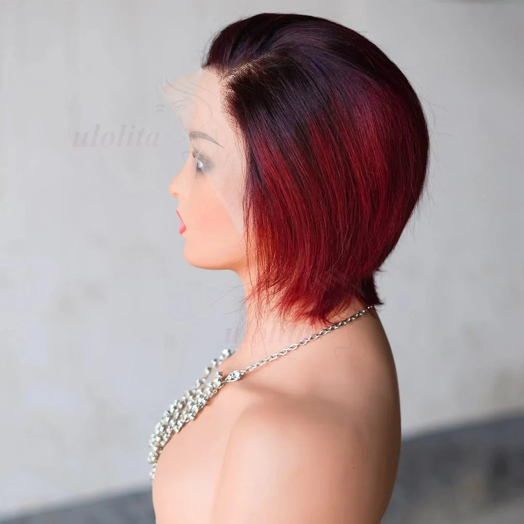Pixie Cut Short Bob Unit