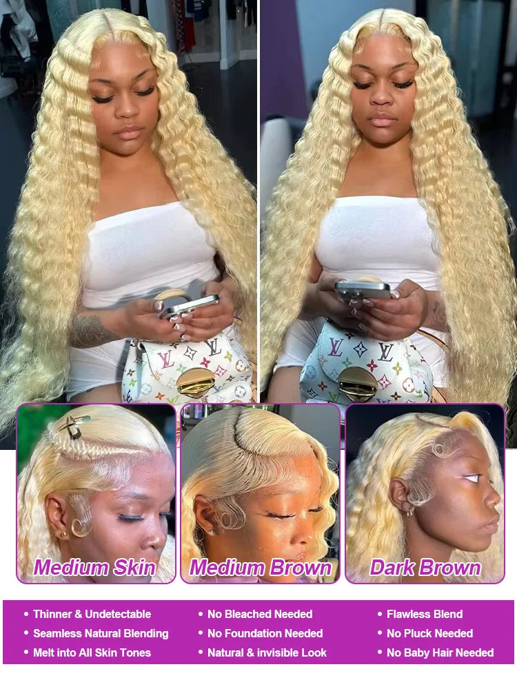 613 Blonde Deep Wave Unit