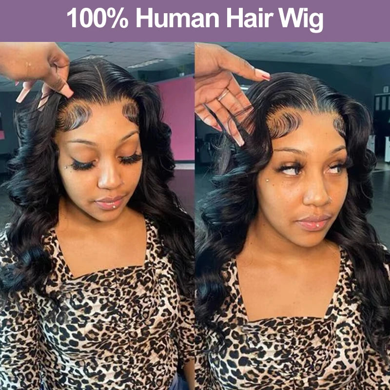 Natural Color Glueless Pre-Plucked Body Wave Bob Unit
