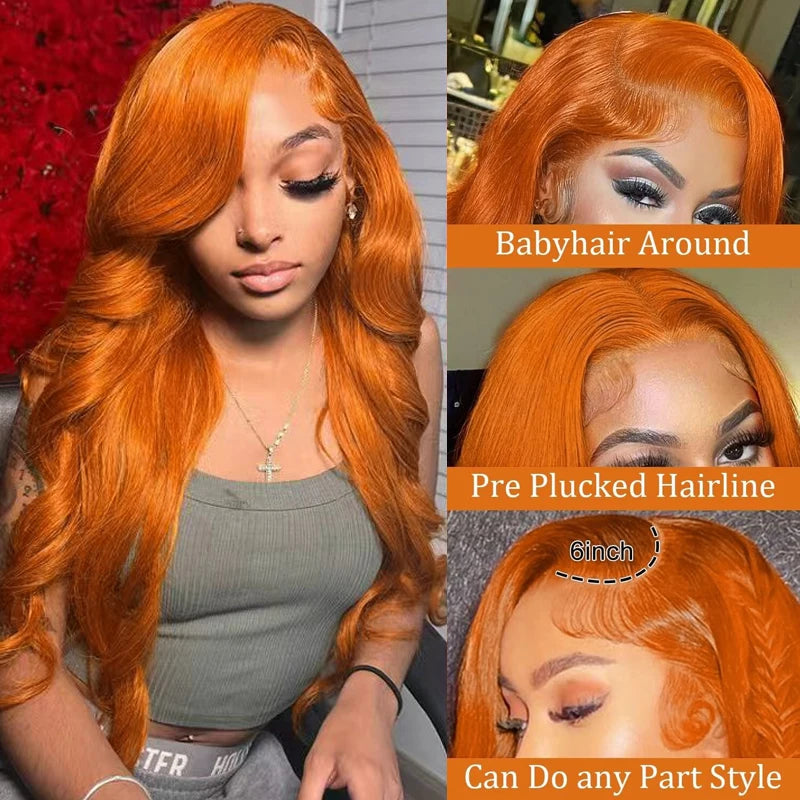 Ginger Orange Body Wave Unit