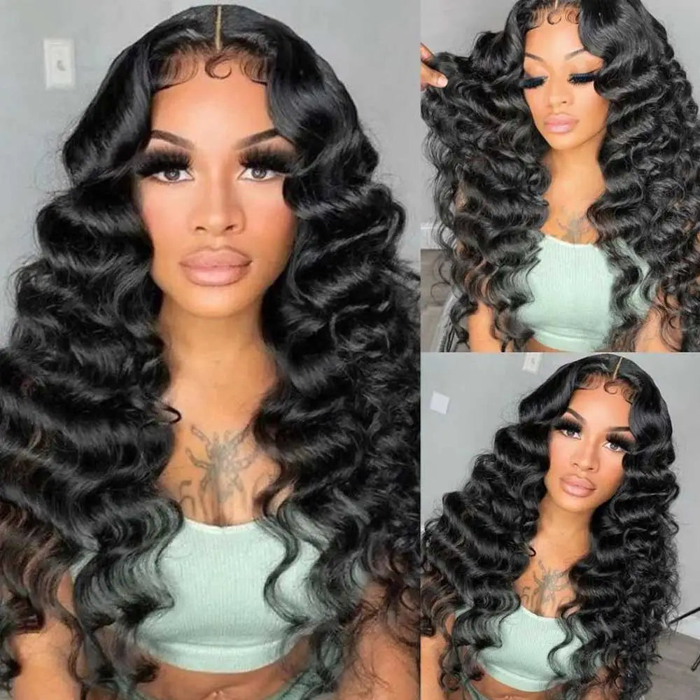 Ready to Wear Glueless Pre-Plucked Natural Color Loose Deep Wave Unit