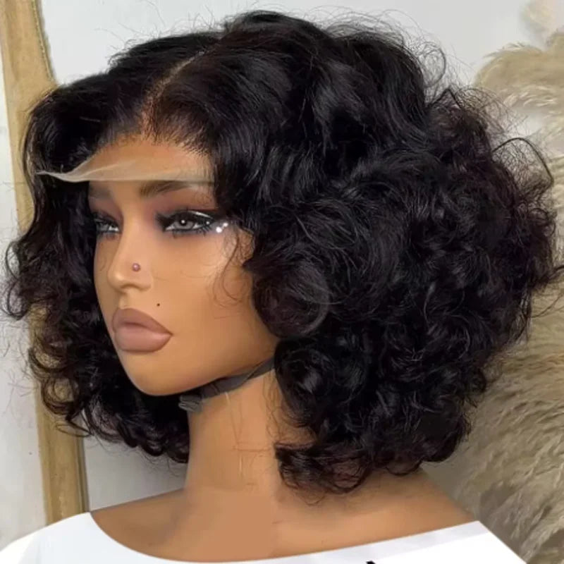 Natural Body Wave Short Bob Unit